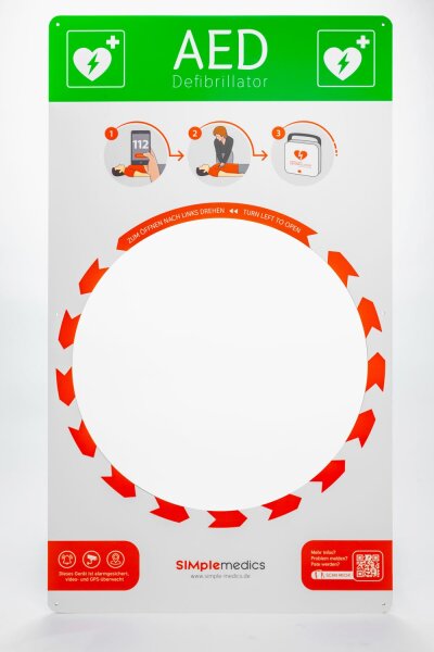 SIMple medics AED-Backboard "Indoor/Outdoor"