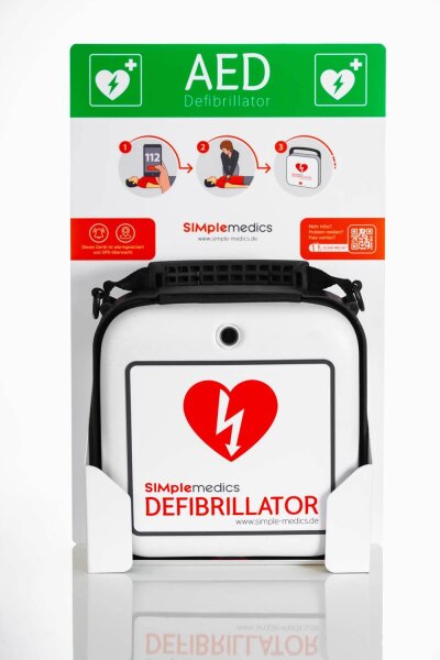 SIMple medics Universal-Wandhalterung für AED "Indoor"