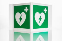 Nasen-/Winkelschild "Defibrillator/AED"