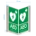 Nasen-/Winkelschild "Defibrillator/AED"