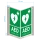 Nasen-/Winkelschild "Defibrillator/AED" Normal
