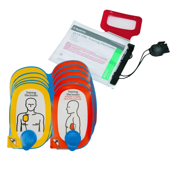 Trainingselektroden Erwachsene inkl. Elektrodenverpackung für Physio-Control LIFEPAK CR-T
