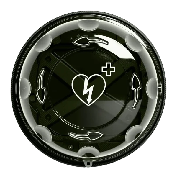 AED Wandschrank "Solid Plus Alarmed" für Innenmontage - Neutrale Version