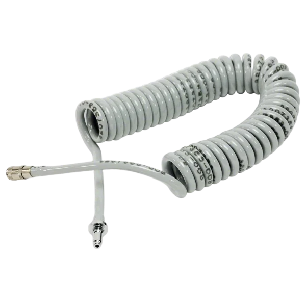 NIBP-Spiralschlauch, 0,6–2,7 m, Bajonett für Physio-Control LIFEPAK 12 und 15