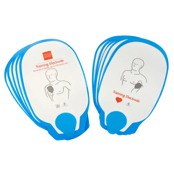 Clip-On Trainings-Elektroden für Physio-Control LIFEPAK 1000 Trainer, 5 Paar